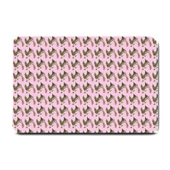 Fern Pattern 2 Pink Small Doormat by snowwhitegirl