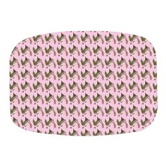 Fern Pattern 2 Pink Mini Square Pill Box by snowwhitegirl