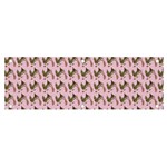 Fern Pattern 2 Pink Banner and Sign 6  x 2  Front