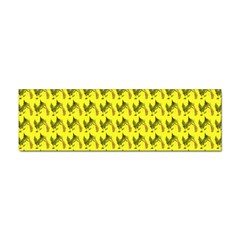 Fern Pattern 2 Yellow Sticker (bumper) by snowwhitegirl