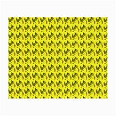 Fern Pattern 2 Yellow Small Glasses Cloth by snowwhitegirl