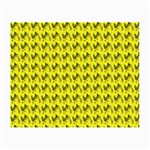 Fern Pattern 2 Yellow Small Glasses Cloth (2 Sides) Front