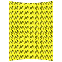 Fern Pattern 2 Yellow Back Support Cushion by snowwhitegirl