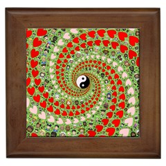 Love Avatars Characters Roles Yin Yang Framed Tile by Paksenen