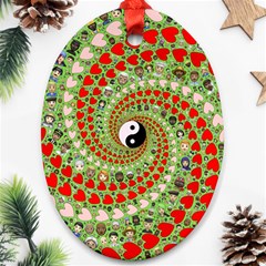 Love Avatars Characters Roles Yin Yang Ornament (oval)