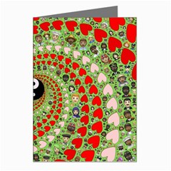 Love Avatars Characters Roles Yin Yang Greeting Cards (pkg Of 8)