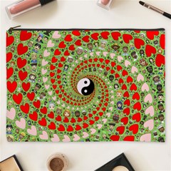 Love Avatars Characters Roles Yin Yang Cosmetic Bag (xxxl) by Paksenen