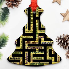 Mindset Stimulus Response Emotion Ornament (christmas Tree) 