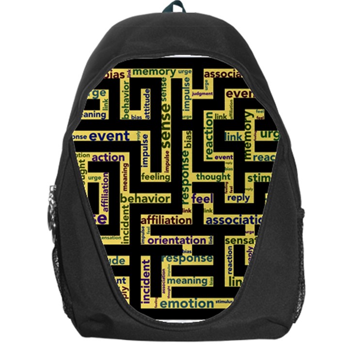 Mindset Stimulus Response Emotion Backpack Bag