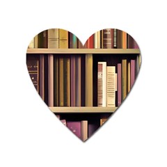 Books Bookshelves Office Fantasy Background Artwork Book Cover Apothecary Book Nook Literature Libra Heart Magnet