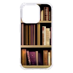 Books Bookshelves Office Fantasy Background Artwork Book Cover Apothecary Book Nook Literature Libra Iphone 14 Pro Tpu Uv Print Case by Posterlux