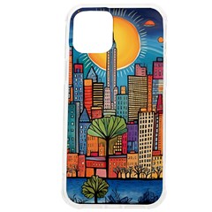 City New York Nyc Skyscraper Skyline Downtown Night Business Urban Travel Landmark Building Architec Iphone 12 Pro Max Tpu Uv Print Case by Posterlux