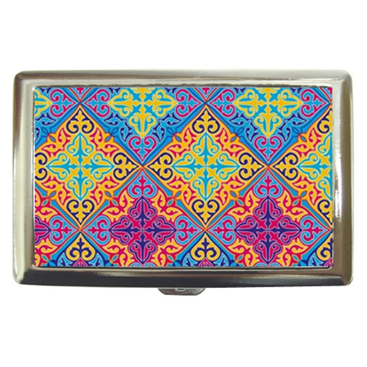 Colorful Flora Flora Kazakh Pattern Cigarette Money Case