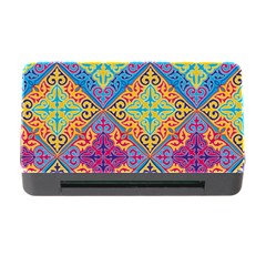 Colorful Flora Flora Kazakh Pattern Memory Card Reader With Cf by Cemarart