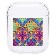 Colorful Flora Flora Kazakh Pattern Hard Pc Airpods 1/2 Case by Cemarart