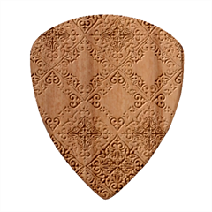 Colorful Flora Flora Kazakh Pattern Wood Guitar Pick (set Of 10) by Cemarart