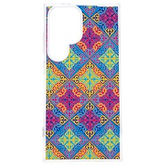 Colorful Flora Flora Kazakh Pattern Samsung Galaxy S24 Plus 6.7 Inch TPU UV Case