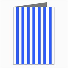 Blue Stripes, Sticker, Stickers Greeting Cards (pkg Of 8)