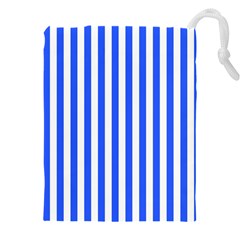 Blue Stripes, Sticker, Stickers Drawstring Pouch (5xl) by kyorashop23