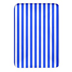 Blue Stripes, Sticker, Stickers Rectangular Glass Fridge Magnet (4 Pack) by kyorashop23