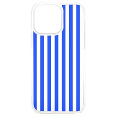 Blue Stripes, Sticker, Stickers Iphone 15 Plus Tpu Uv Print Case by kyorashop23