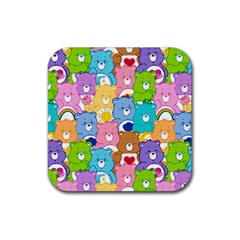 Care Bears, Adorable, Art Rubber Coaster (square) by kyorashop23