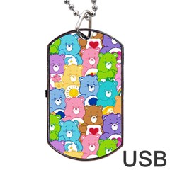 Care Bears, Adorable, Art Dog Tag Usb Flash (one Side) by kyorashop23