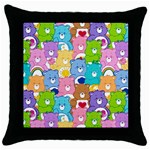 Care Bears, Adorable, Art Throw Pillow Case (Black) Front