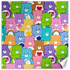 Care Bears, Adorable, Art Canvas 16  X 16  by kyorashop23