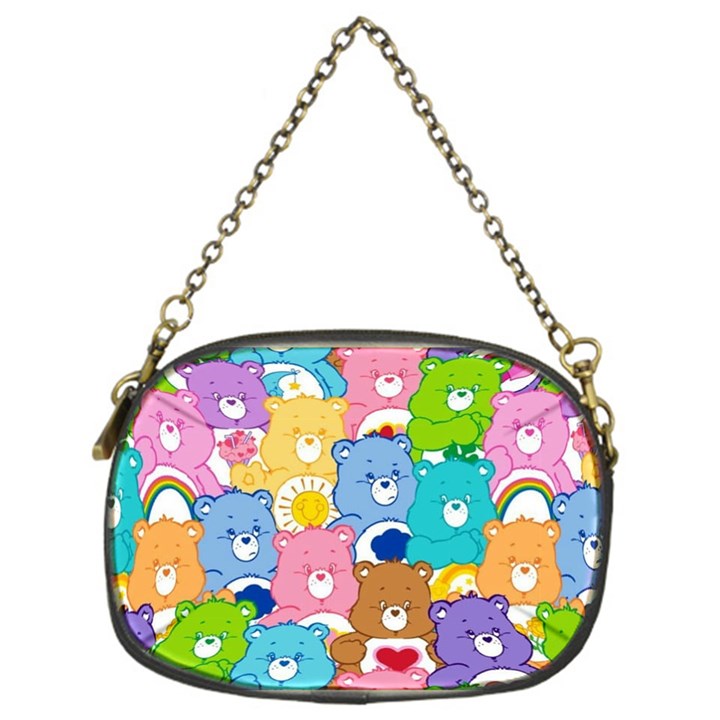 Care Bears, Adorable, Art Chain Purse (One Side)