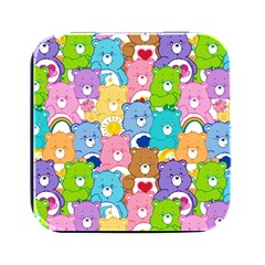 Care Bears, Adorable, Art Square Metal Box (black) by kyorashop23