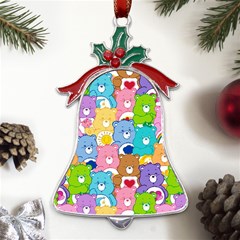 Care Bears, Adorable, Art Metal Holly Leaf Bell Ornament by kyorashop23