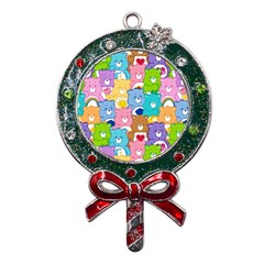 Care Bears, Adorable, Art Metal X mas Lollipop With Crystal Ornament