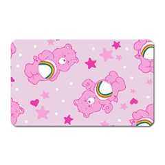 Cheer Bear Pink, Care, Care Bears, Cartoon Magnet (rectangular) by kyorashop23