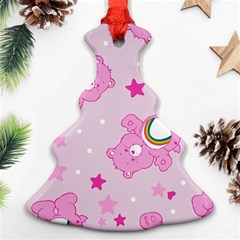 Cheer Bear Pink, Care, Care Bears, Cartoon Christmas Tree Ornament (two Sides) by kyorashop23