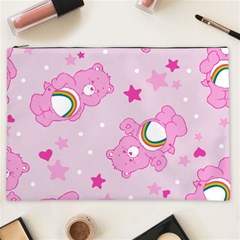 Cheer Bear Pink, Care, Care Bears, Cartoon Cosmetic Bag (xxl) by kyorashop23