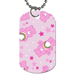 Cheer Bear Pink, Care, Care Bears, Cartoon Dog Tag (one Side) by kyorashop23