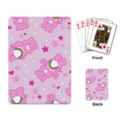 Cheer Bear Pink, Care, Care Bears, Cartoon Playing Cards Single Design (rectangle)