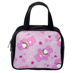 Cheer Bear Pink, Care, Care Bears, Cartoon Classic Handbag (one Side) by kyorashop23