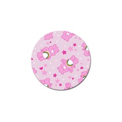 Cheer Bear Pink, Care, Care Bears, Cartoon Golf Ball Marker (4 Pack) by kyorashop23