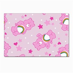 Cheer Bear Pink, Care, Care Bears, Cartoon Postcards 5  X 7  (pkg Of 10) by kyorashop23