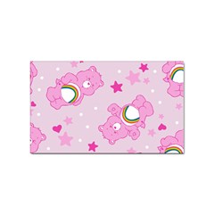 Cheer Bear Pink, Care, Care Bears, Cartoon Sticker Rectangular (10 Pack) by kyorashop23