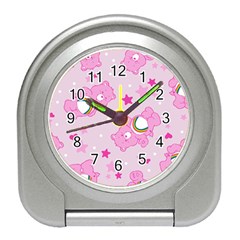 Cheer Bear Pink, Care, Care Bears, Cartoon Travel Alarm Clock by kyorashop23