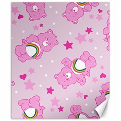 Cheer Bear Pink, Care, Care Bears, Cartoon Canvas 8  X 10  by kyorashop23