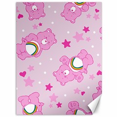 Cheer Bear Pink, Care, Care Bears, Cartoon Canvas 36  X 48  by kyorashop23