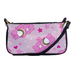 Cheer Bear Pink, Care, Care Bears, Cartoon Shoulder Clutch Bag by kyorashop23