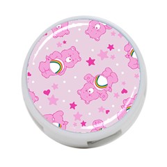 Cheer Bear Pink, Care, Care Bears, Cartoon 4-port Usb Hub (one Side) by kyorashop23