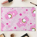 Cheer Bear Pink, Care, Care Bears, Cartoon Cosmetic Bag (XXL) Back