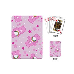 Cheer Bear Pink, Care, Care Bears, Cartoon Playing Cards Single Design (mini)