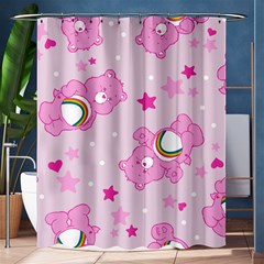 Cheer Bear Pink, Care, Care Bears, Cartoon Shower Curtain 60  X 72  (medium)  by kyorashop23